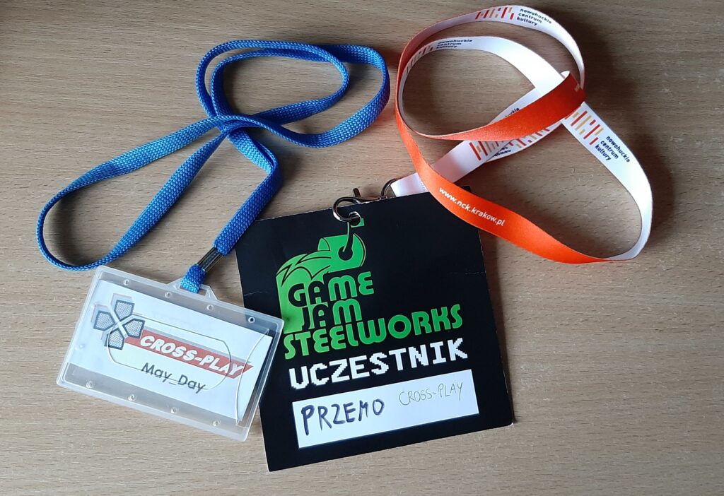 Steelworks Game Jam 2022 - identyfikatory