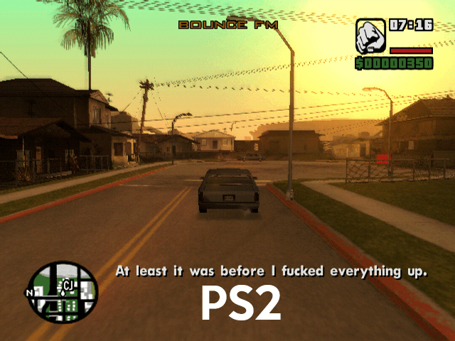 Grand Theft Auto: San Andreas GTA: SA - porównanie wersji