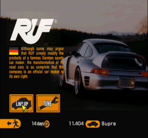 Need for Speed: Porsche - RUF w Gran Turismo
