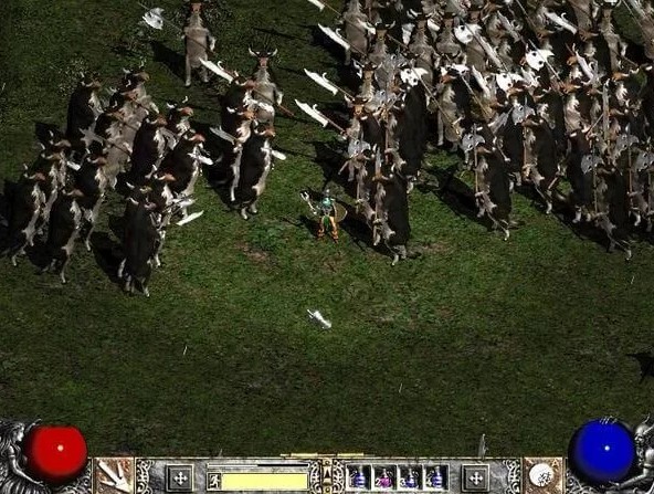 Retro-Cross Diablo II - Cow Level