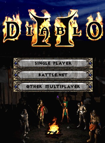 Retro-Cross Diablo II - Menu